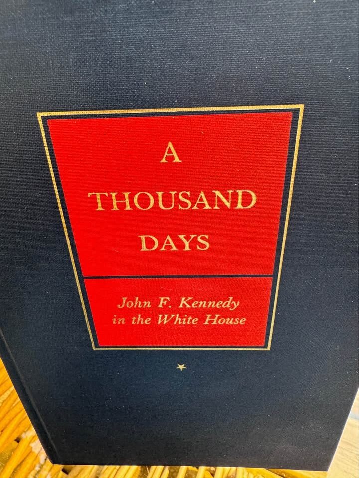 John F. Kennedy Commemorative Tray and 'A Thousand Days' Book - photo 3
