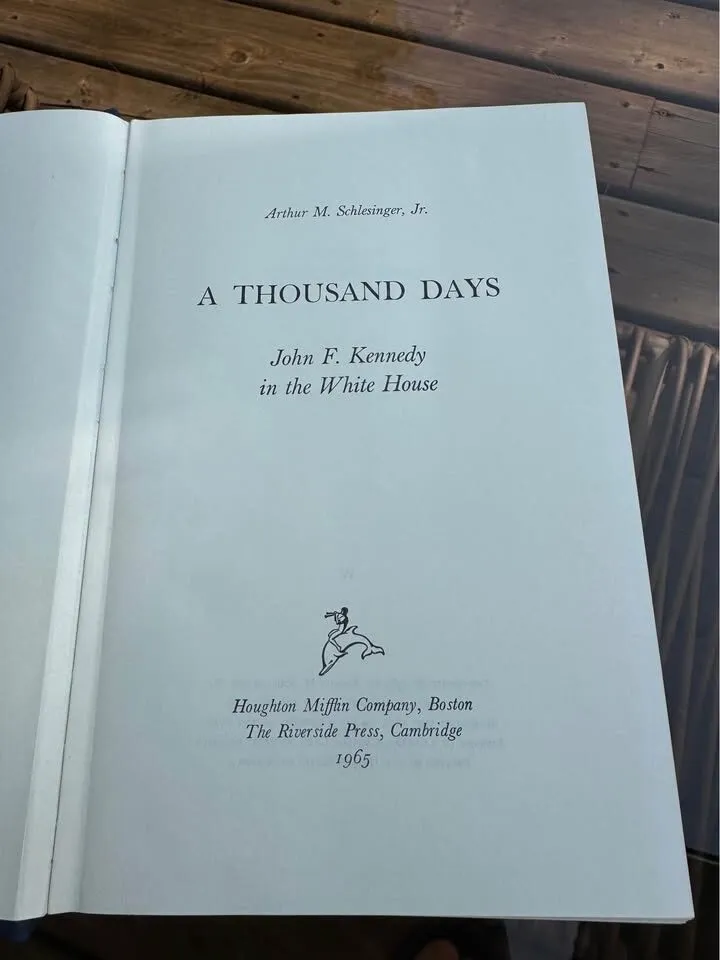 John F. Kennedy Commemorative Tray and 'A Thousand Days' Book - photo 5