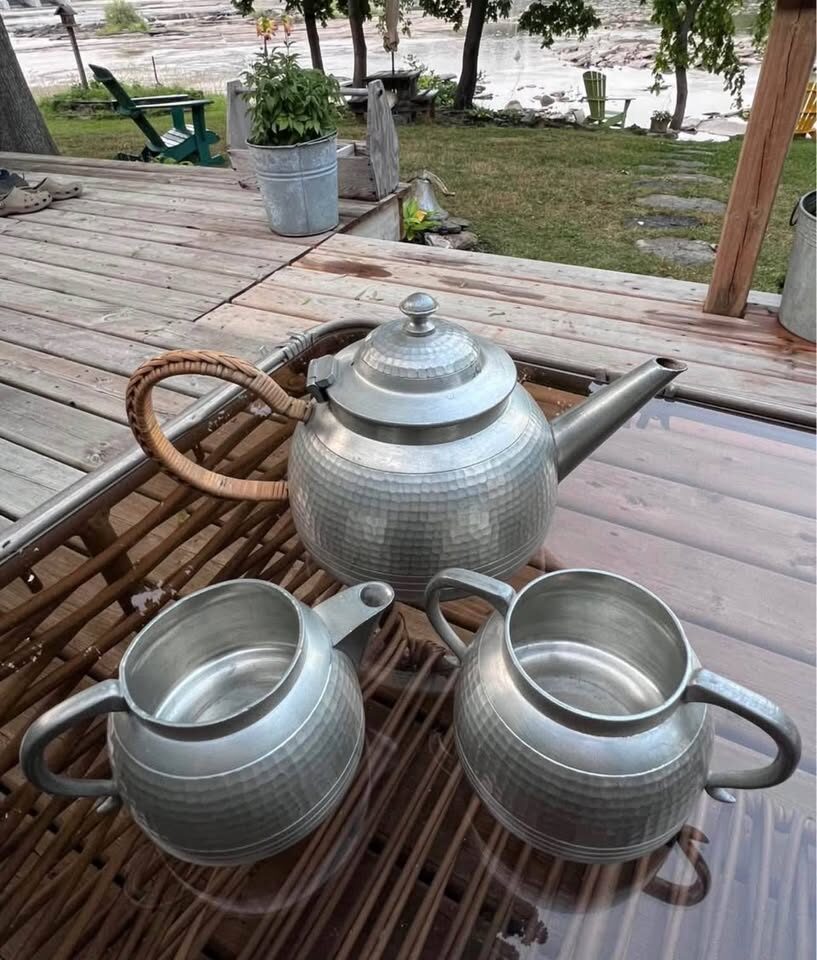 Vintage Selangor Pewter Tea Set (3-Piece, Pre-1963 Malaya Era) - photo 10
