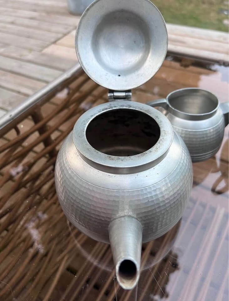 Vintage Selangor Pewter Tea Set (3-Piece, Pre-1963 Malaya Era) - photo 3