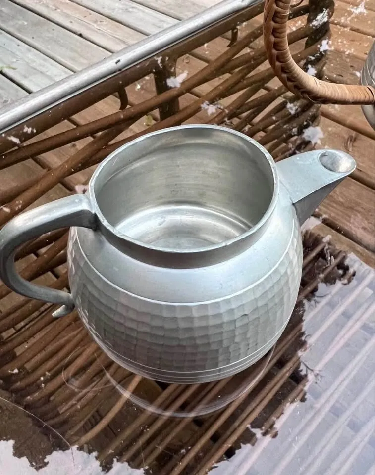 Vintage Selangor Pewter Tea Set (3-Piece, Pre-1963 Malaya Era) - photo 8