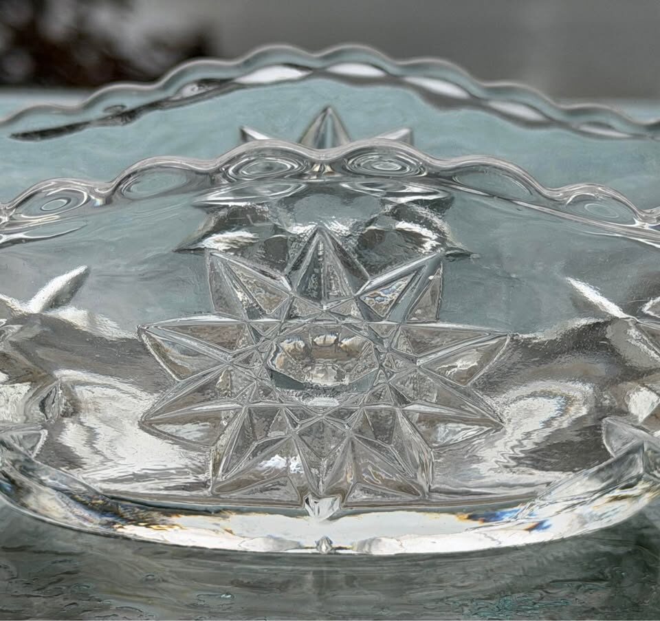 Vintage Crystal & Glass Serving Bowls (Anchor Hocking & Bohemian Cut Crystal) - photo 3