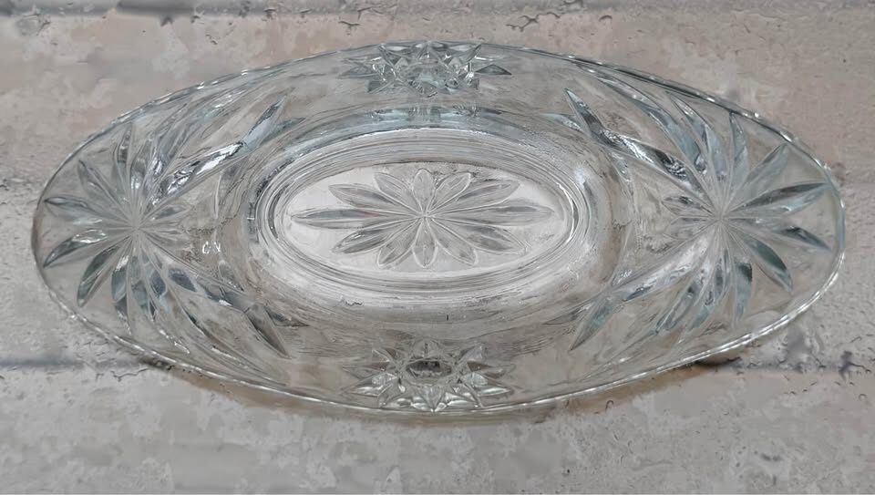 Vintage Crystal & Glass Serving Bowls (Anchor Hocking & Bohemian Cut Crystal) - photo 4