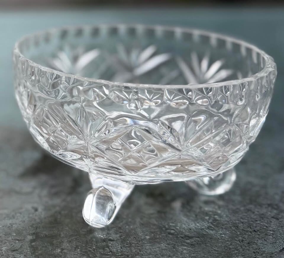 Vintage Crystal & Glass Serving Bowls (Anchor Hocking & Bohemian Cut Crystal) - photo 8