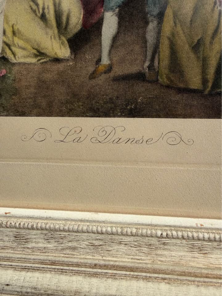 Pair of 19th-C. Franz Hanfstaengl Antique Lithographs – 15"x19" Framed ( - photo 5