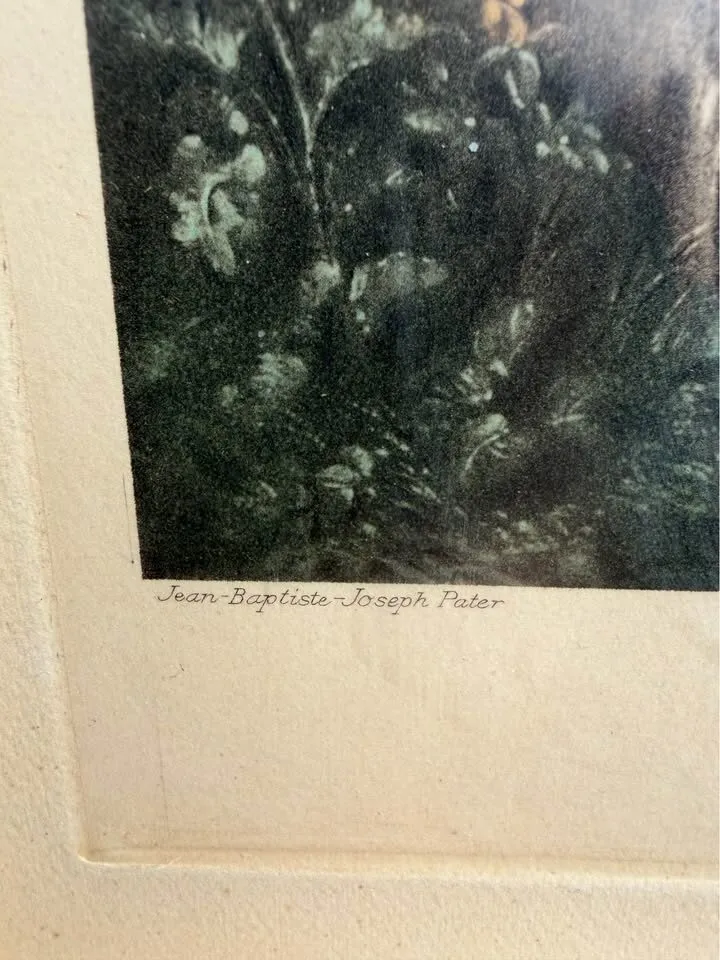 Pair of 19th-C. Franz Hanfstaengl Antique Lithographs – 15"x19" Framed ( - photo 7
