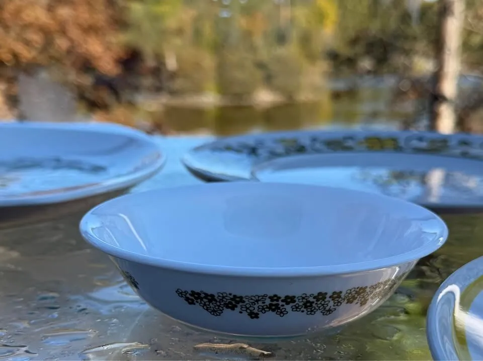 Vintage 1970s Retro Serving Platters & Bowls - Priced Individually - photo 7