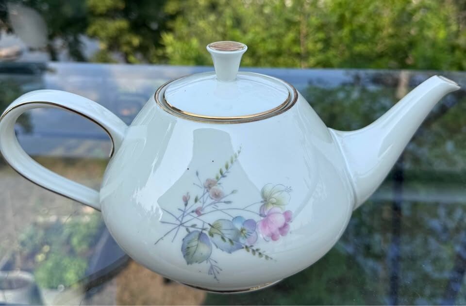 Vintage 1950s Alka Bavaria Germany Fine China Tea Set - 19 Pcs - photo 4