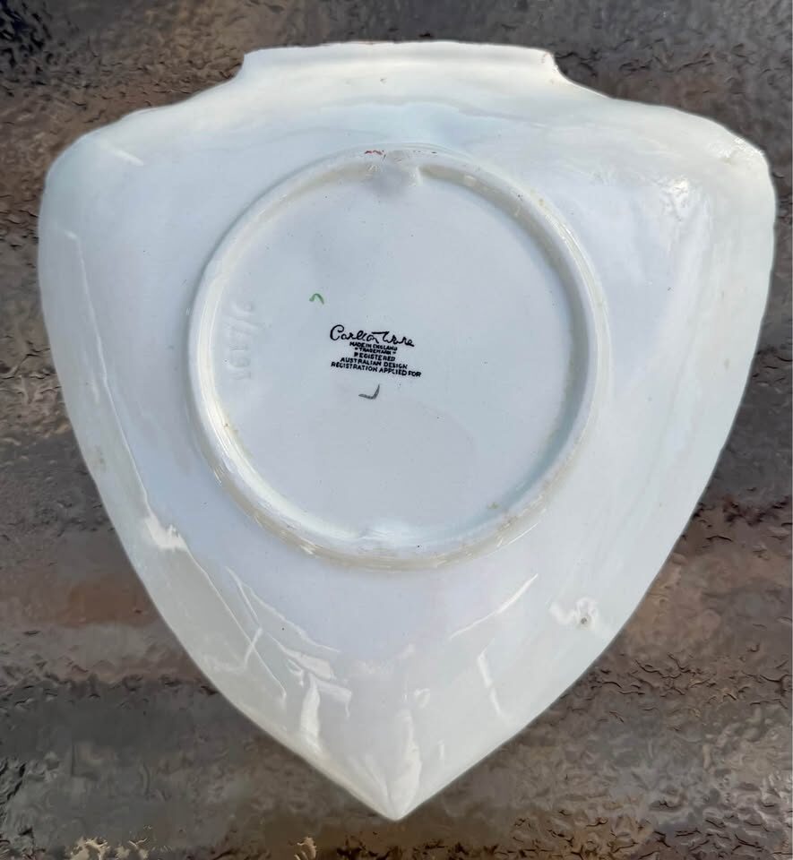 Vintage Carlton Ware "Apple Blossom" Leaf Dish - Made in England - photo 2