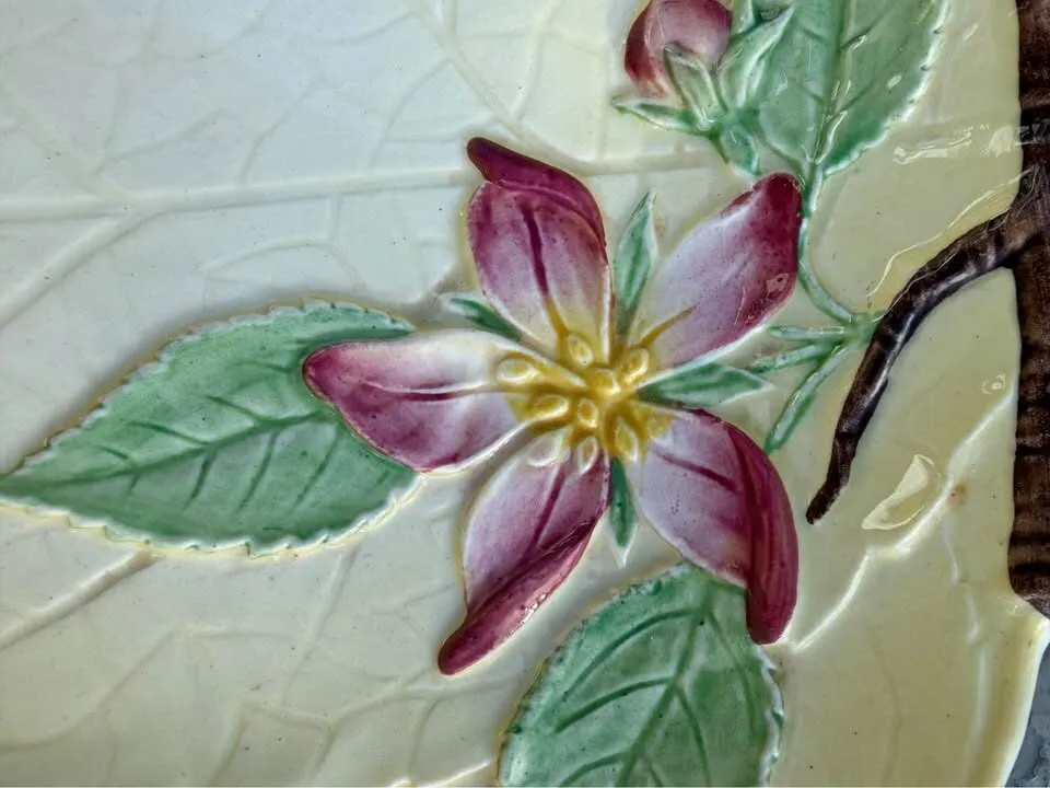 Vintage Carlton Ware "Apple Blossom" Leaf Dish - Made in England - photo 6