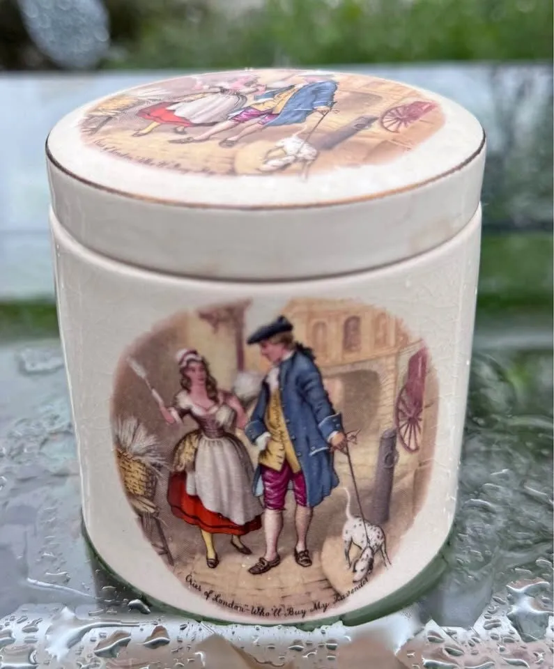 1950s Vintage Sandland Ware Ceramic Marmalade Jar with Lid - Made in England - photo 2