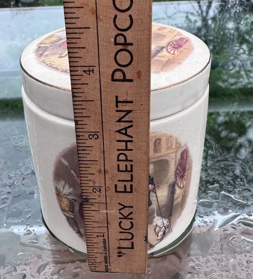 1950s Vintage Sandland Ware Ceramic Marmalade Jar with Lid - Made in England - photo 5