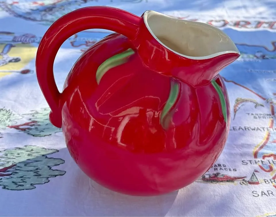 Vintage Mid-Century "Pantry Parade" Tomato Ball Pitcher (1940s)Price: $65 - photo 1
