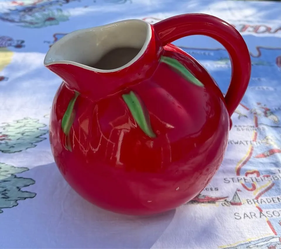 Vintage Mid-Century "Pantry Parade" Tomato Ball Pitcher (1940s)Price: $65 - photo 4