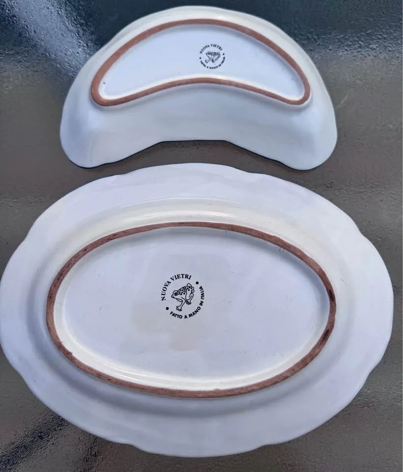 VIETRI Campagna Cavallo Ceramic Serving Set - Rare Italian Horse Motif ( ) - photo 3