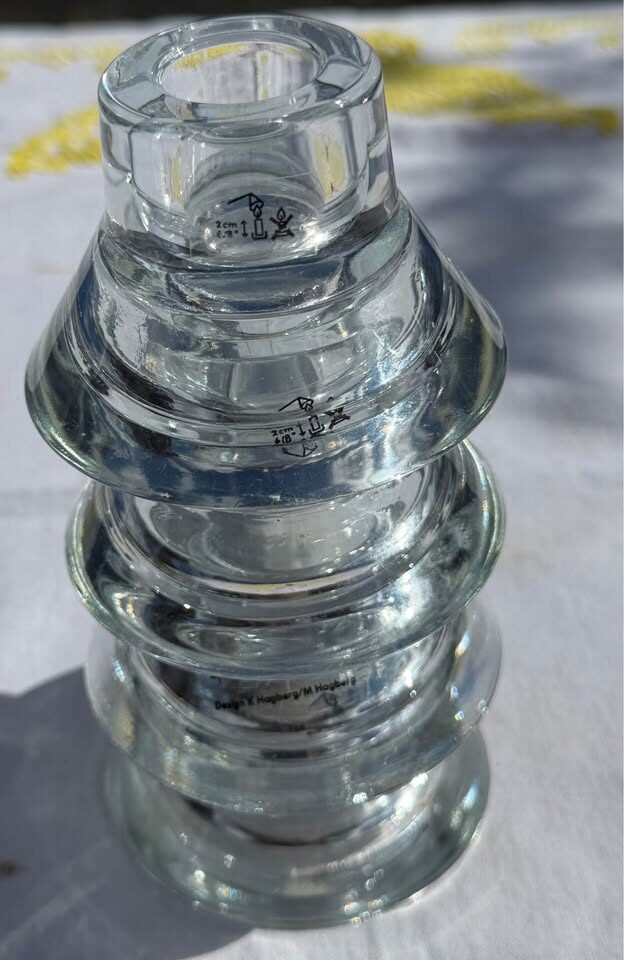 Vintage IKEA Reversible Glass Candle Holders – Set of 4 (Hagberg) - photo 6