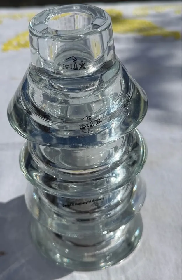 Vintage IKEA Reversible Glass Candle Holders – Set of 4 (Hagberg) - photo 6