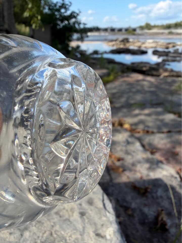 Vintage Cut Crystal Perfume Bottle & Stopper – Waterford Vanity Pattern - photo 7