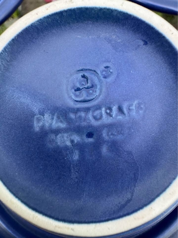 Vintage Pfaltzgraff "Terrace Blueberry" Cup & Saucer Sets - Made in USA (Set of 3) - photo 2