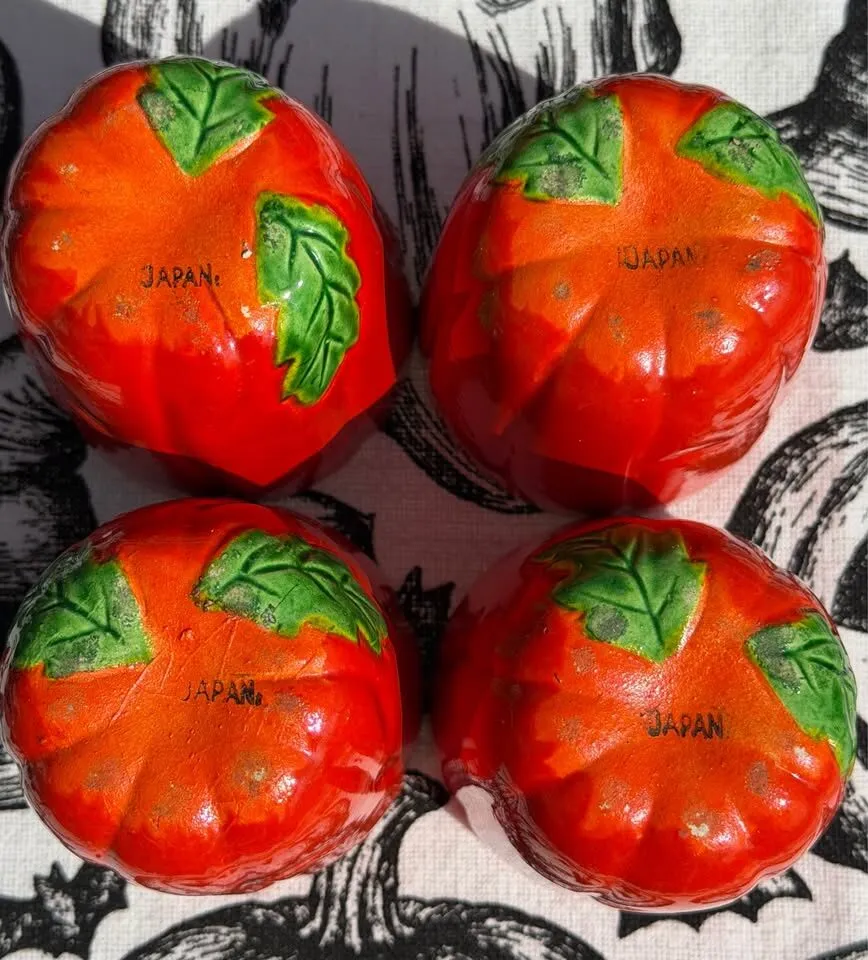 Vintage Maruhon Ware Pumpkin/Tomato Tea & Breakfast Set (10pc) – Fall Decor - photo 10