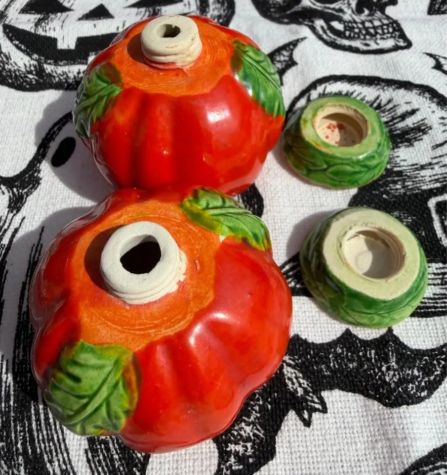 Vintage Maruhon Ware Pumpkin/Tomato Tea & Breakfast Set (10pc) – Fall Decor - photo 5