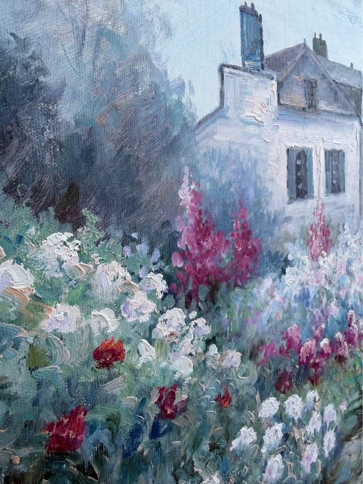 Huge 44" x 32" Original Landscape Oil Painting Framed & Ready to Hang - photo 5