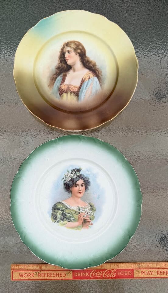 Antique Portrait Plates - 1905 St. Louis Souvenir & Victoria Austria - photo 7