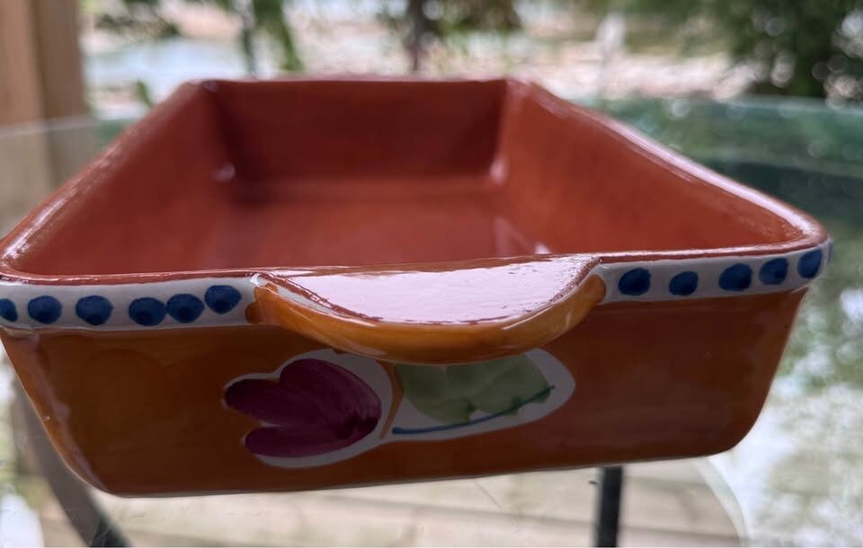 Authentic Vintage Solimene Vietri Italian Ceramic Display Tray - photo 4