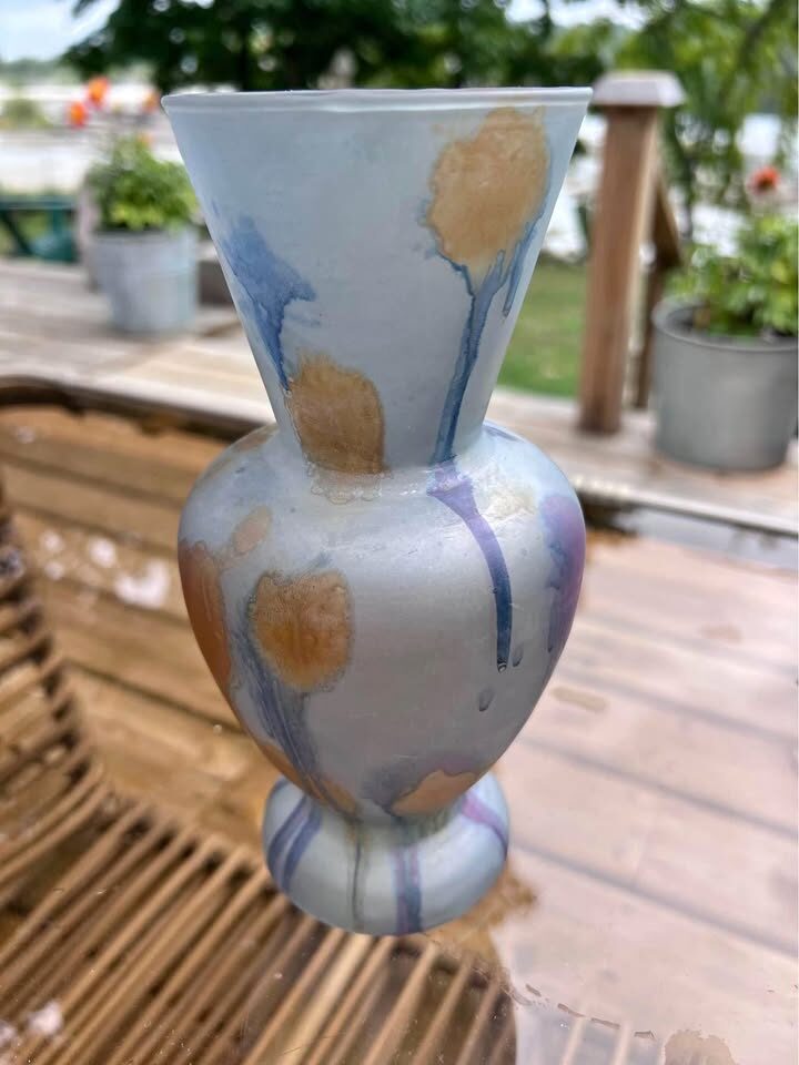 Vintage Rueven Art Glass Vase - Nouveau Art Glass Co. Canada - photo 1
