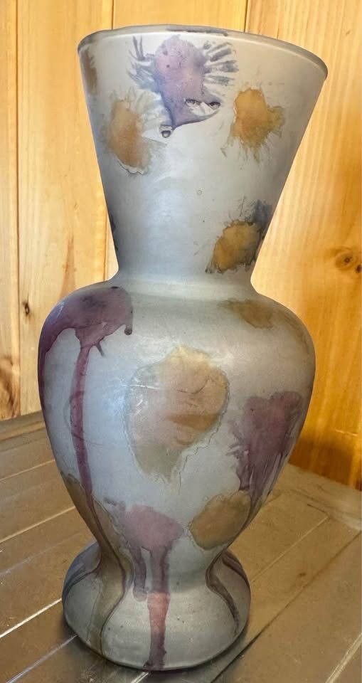 Vintage Rueven Art Glass Vase - Nouveau Art Glass Co. Canada - photo 3