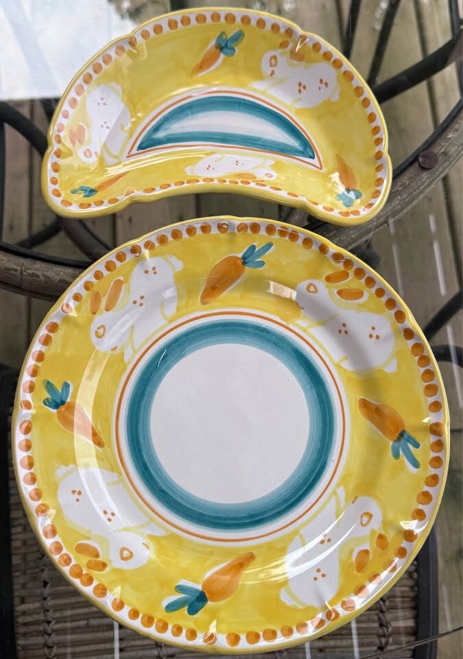 Authentic Ceramiche Casola Positano Hand-Painted Italian Plates Set - photo 3