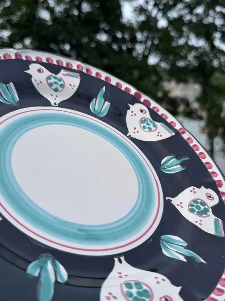Authentic Ceramiche Casola Positano Hand-Painted Italian Plates Set - photo 7