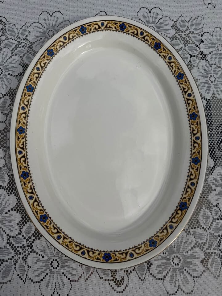 Vintage English Staffordshire Large Ceramic Serving Platters - priced individually - photo 2