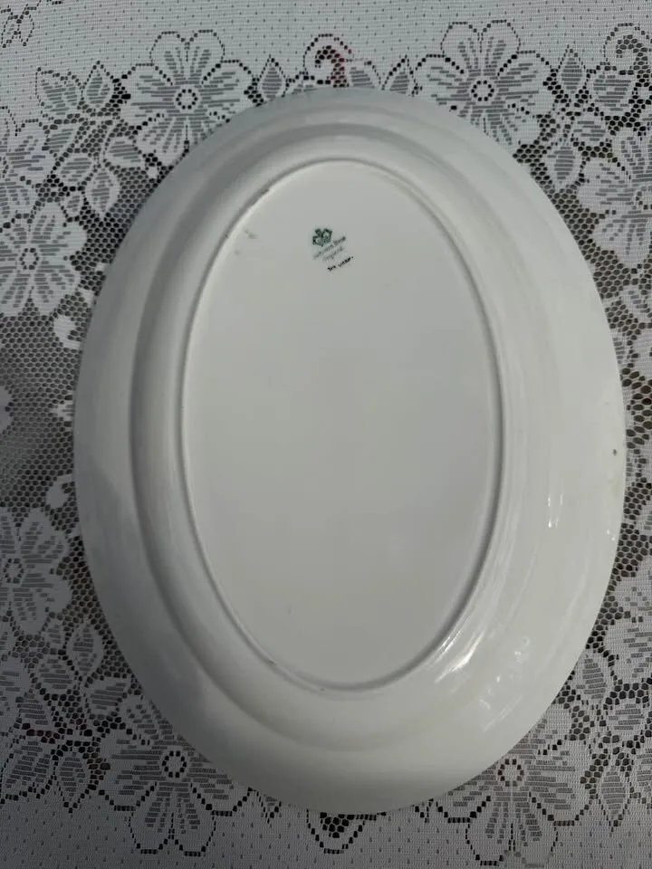 Vintage English Staffordshire Large Ceramic Serving Platters - priced individually - photo 3