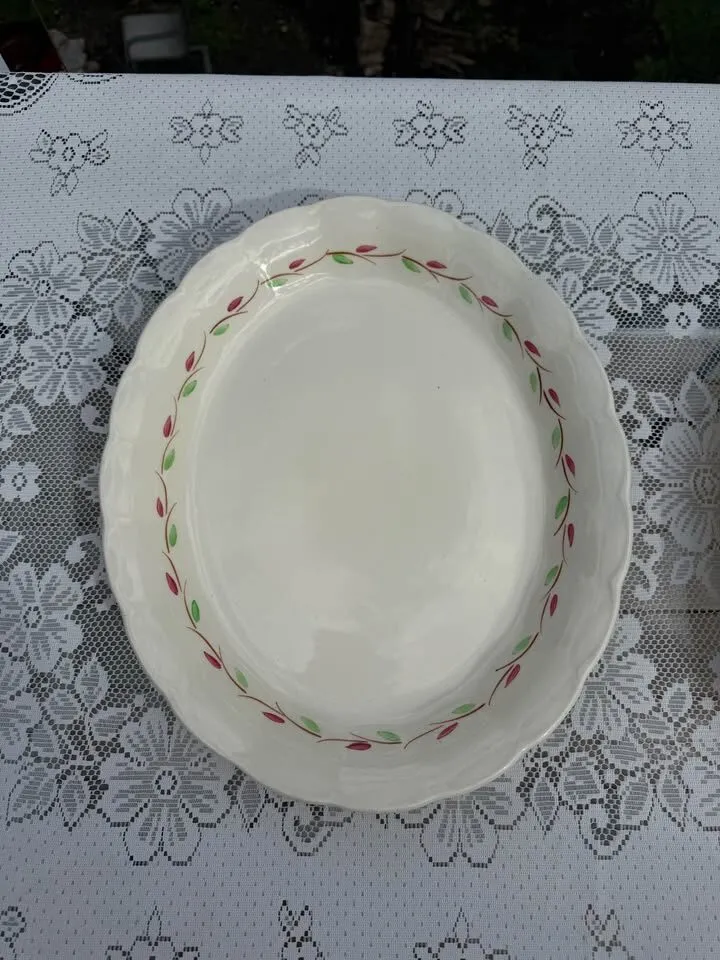 Vintage English Staffordshire Large Ceramic Serving Platters - priced individually - photo 5