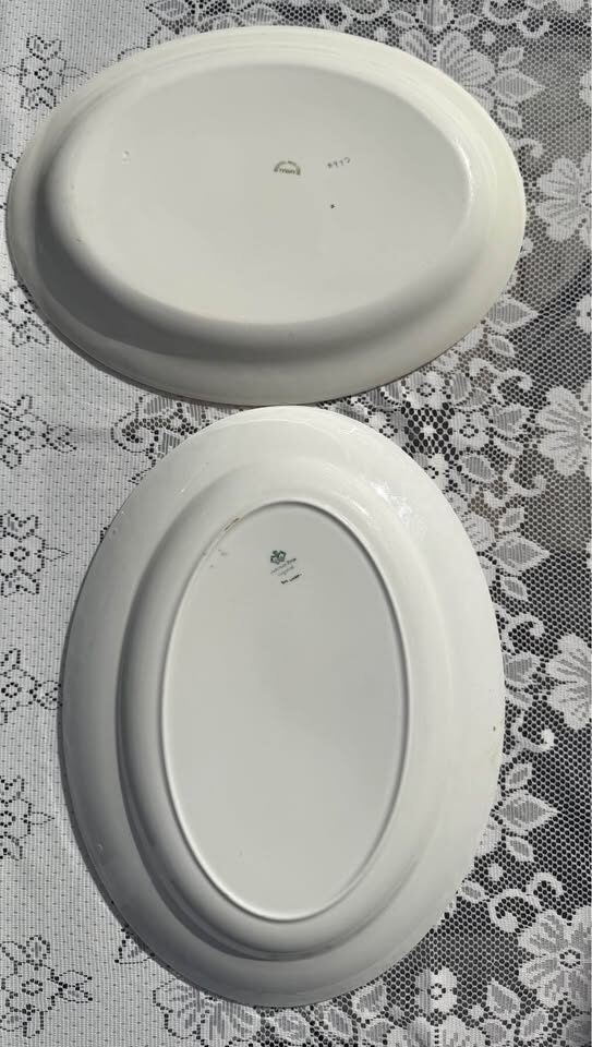 Vintage English Staffordshire Large Ceramic Serving Platters - priced individually - photo 6