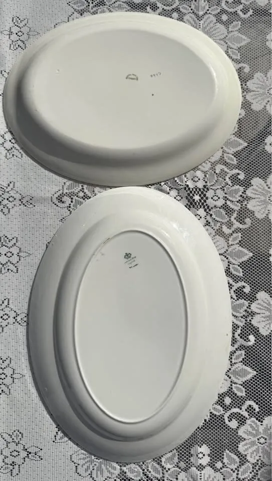 Vintage English Staffordshire Large Ceramic Serving Platters - priced individually - photo 6