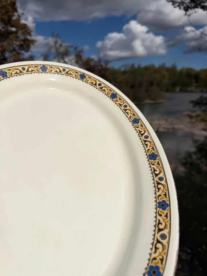 Vintage English Staffordshire Large Ceramic Serving Platters - priced individually - photo 7