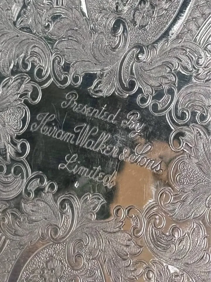 Vintage Victorian Plate Corporate Canadian Memorabilia Presentation Tray (14.5” x 11.5”) - photo 3