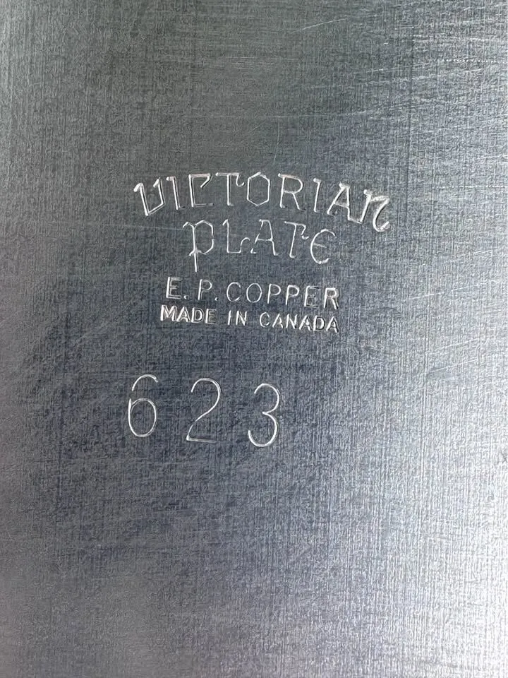 Vintage Victorian Plate Corporate Canadian Memorabilia Presentation Tray (14.5” x 11.5”) - photo 5