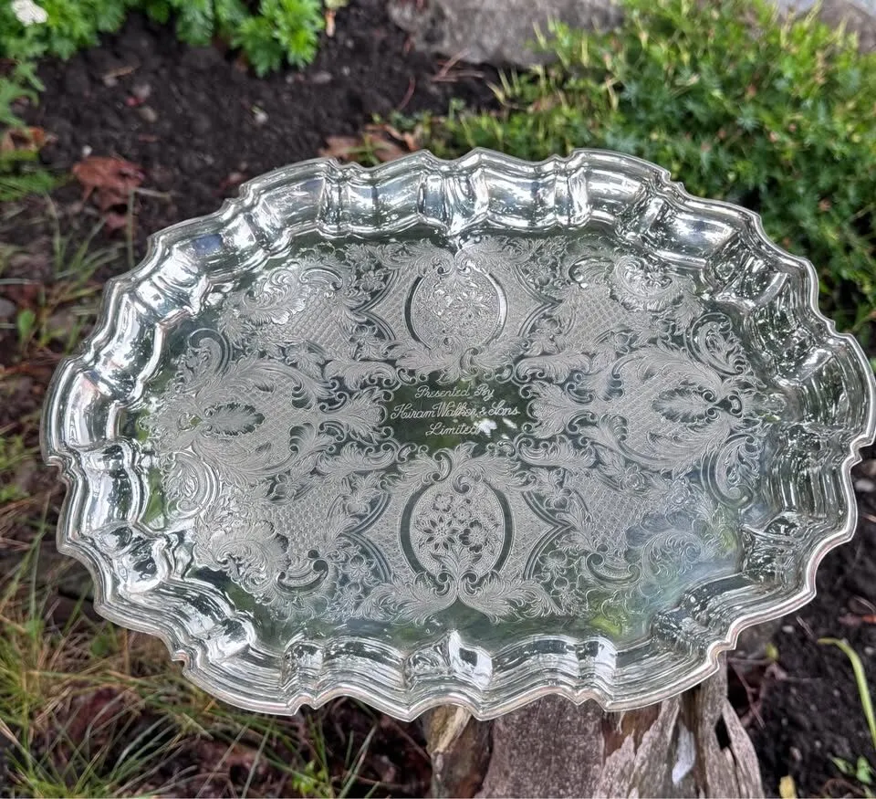 Vintage Victorian Plate Corporate Canadian Memorabilia Presentation Tray (14.5” x 11.5”) - photo 7