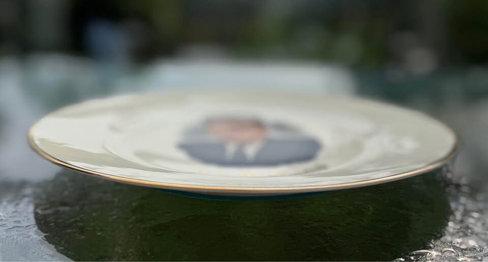 Rare Vintage 1960s JFK Commemorative Plate - NC Bavaria Western Germany Porcelain - photo 3