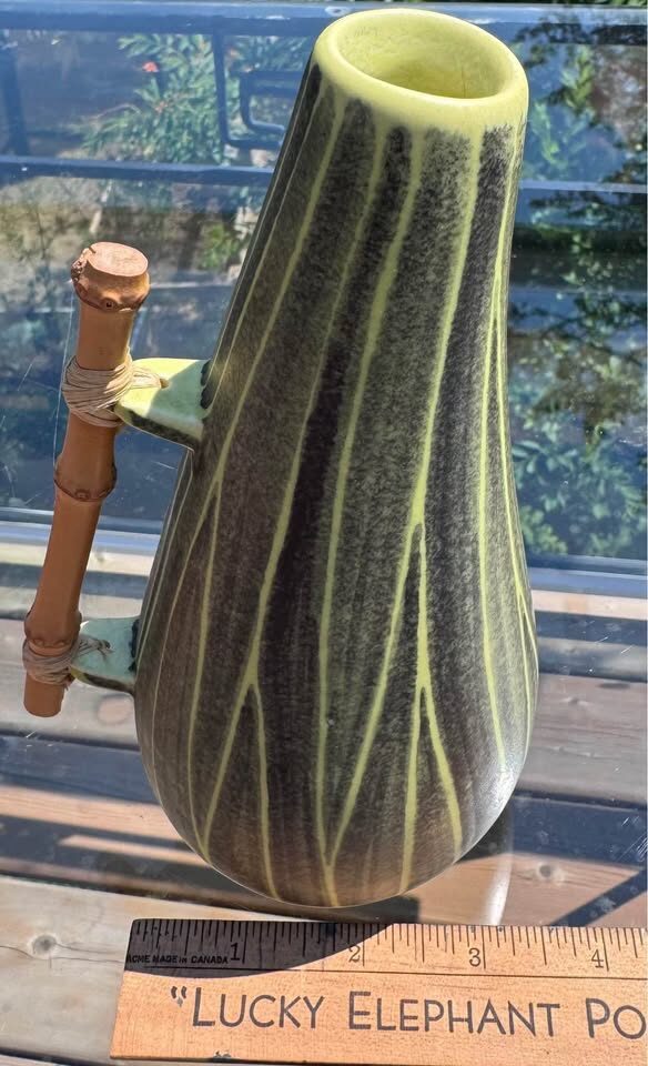 Mid-Century Danish Pottery Vase • Ravnild Keramik (Loholt Style) • 1950s MCM - photo 10