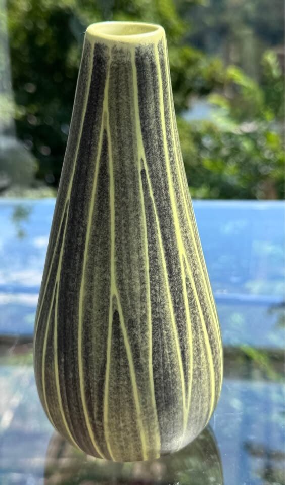 Mid-Century Danish Pottery Vase • Ravnild Keramik (Loholt Style) • 1950s MCM - photo 6