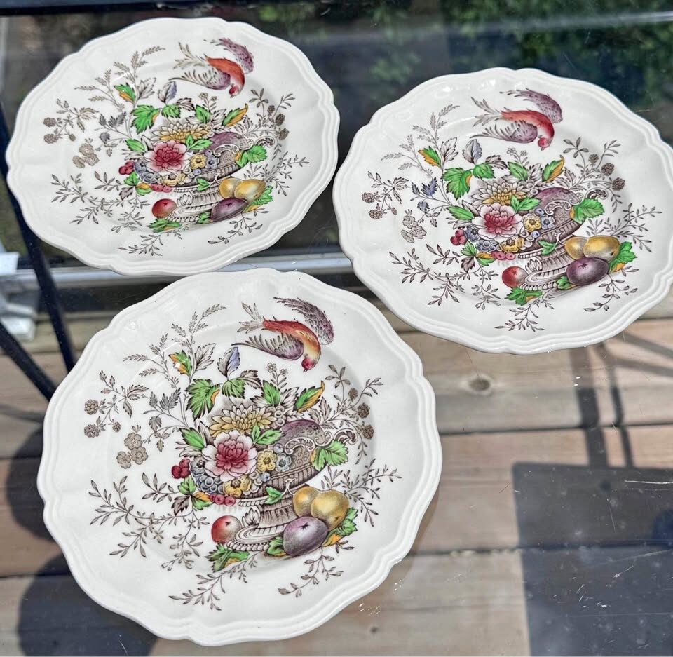 Royal Doulton Hampshire 3 Plates D6141