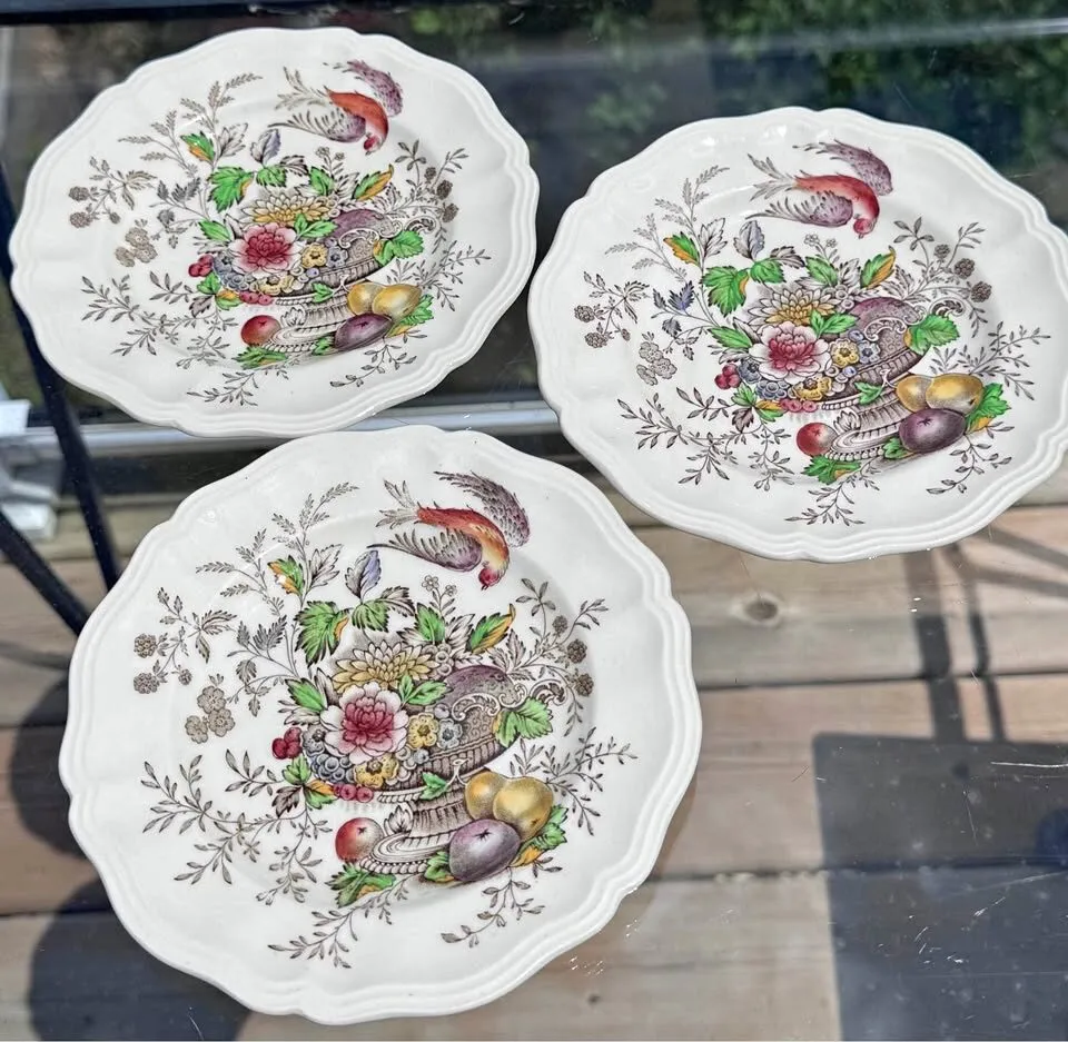 Royal Doulton Hampshire 3 Plates D6141 - photo 1