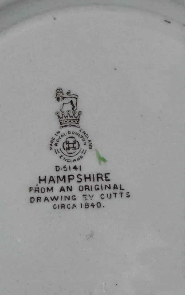 Royal Doulton Hampshire 3 Plates D6141 - photo 3