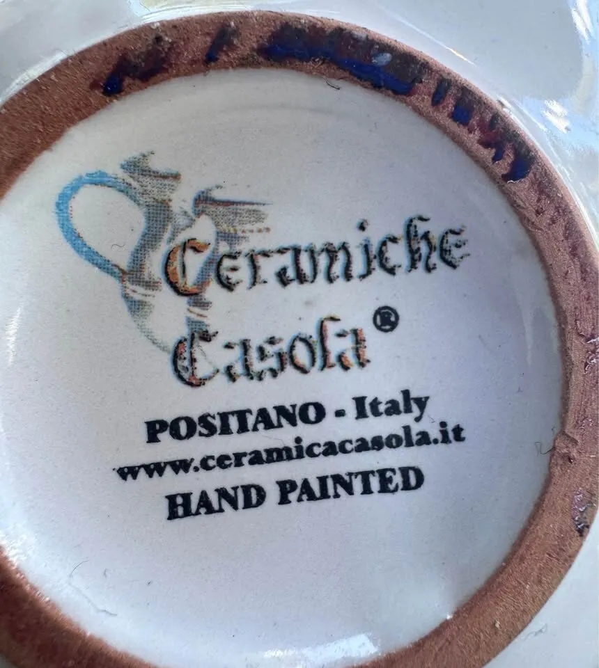 Authentic Ceramiche Casola Italian Condiment Set | Rare Elephant Majolica - photo 10