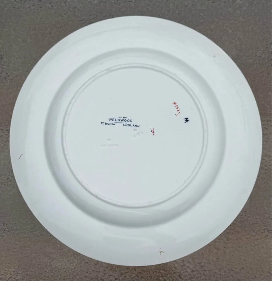 Rare Antique Wedgwood Etruria Hand-Painted Cabinet Plate (10”) - March 1898 - photo 2
