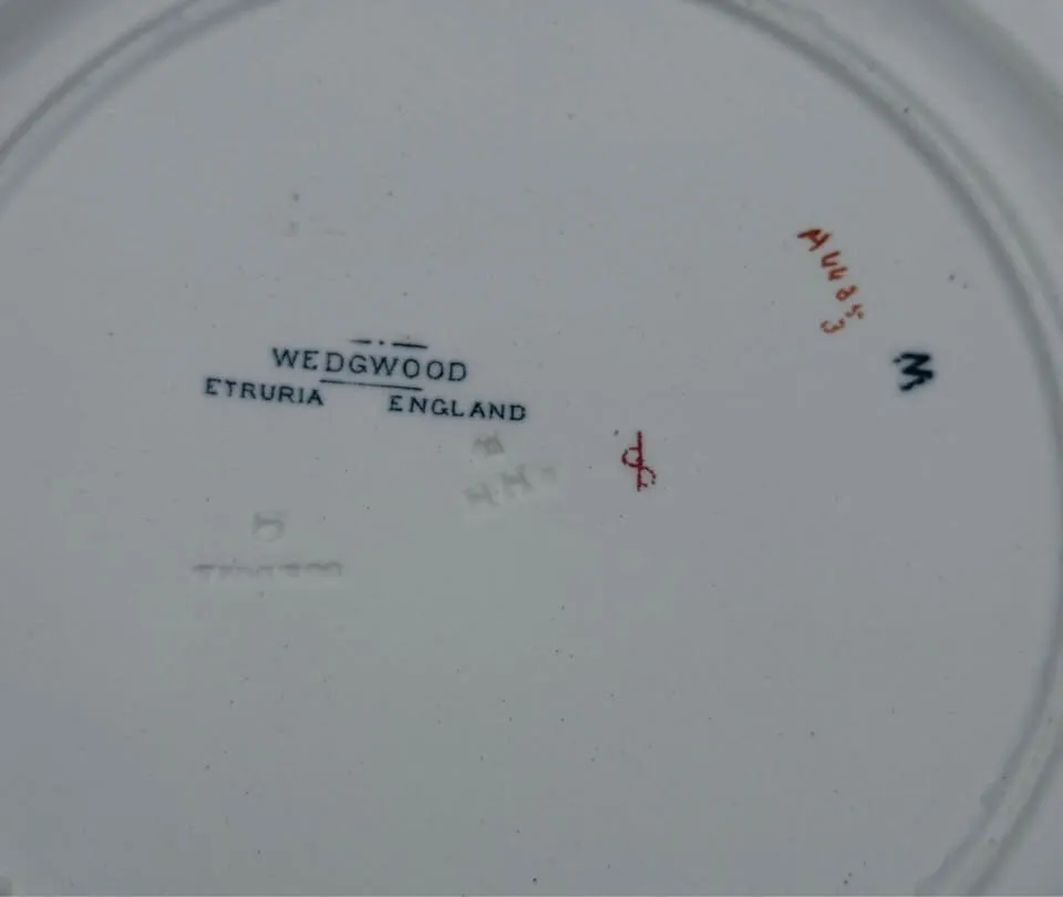 Rare Antique Wedgwood Etruria Hand-Painted Cabinet Plate (10”) - March 1898 - photo 4